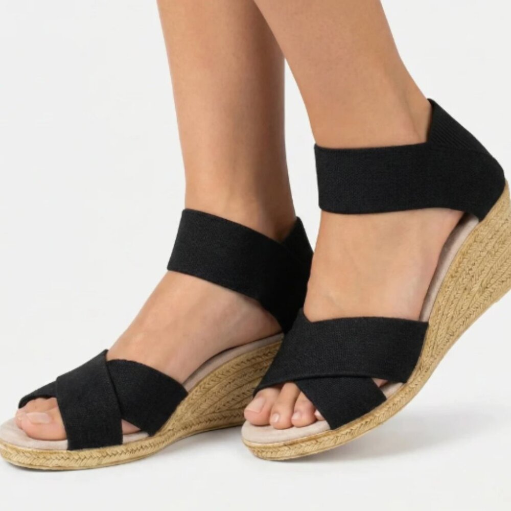 Charleston Shoe Co. Cannon Core Wedge - Black - Picture 2 of 4